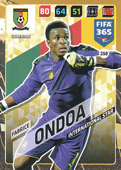 Fabrice Ondoa Cameroon 2018 FIFA 365 International Star #358